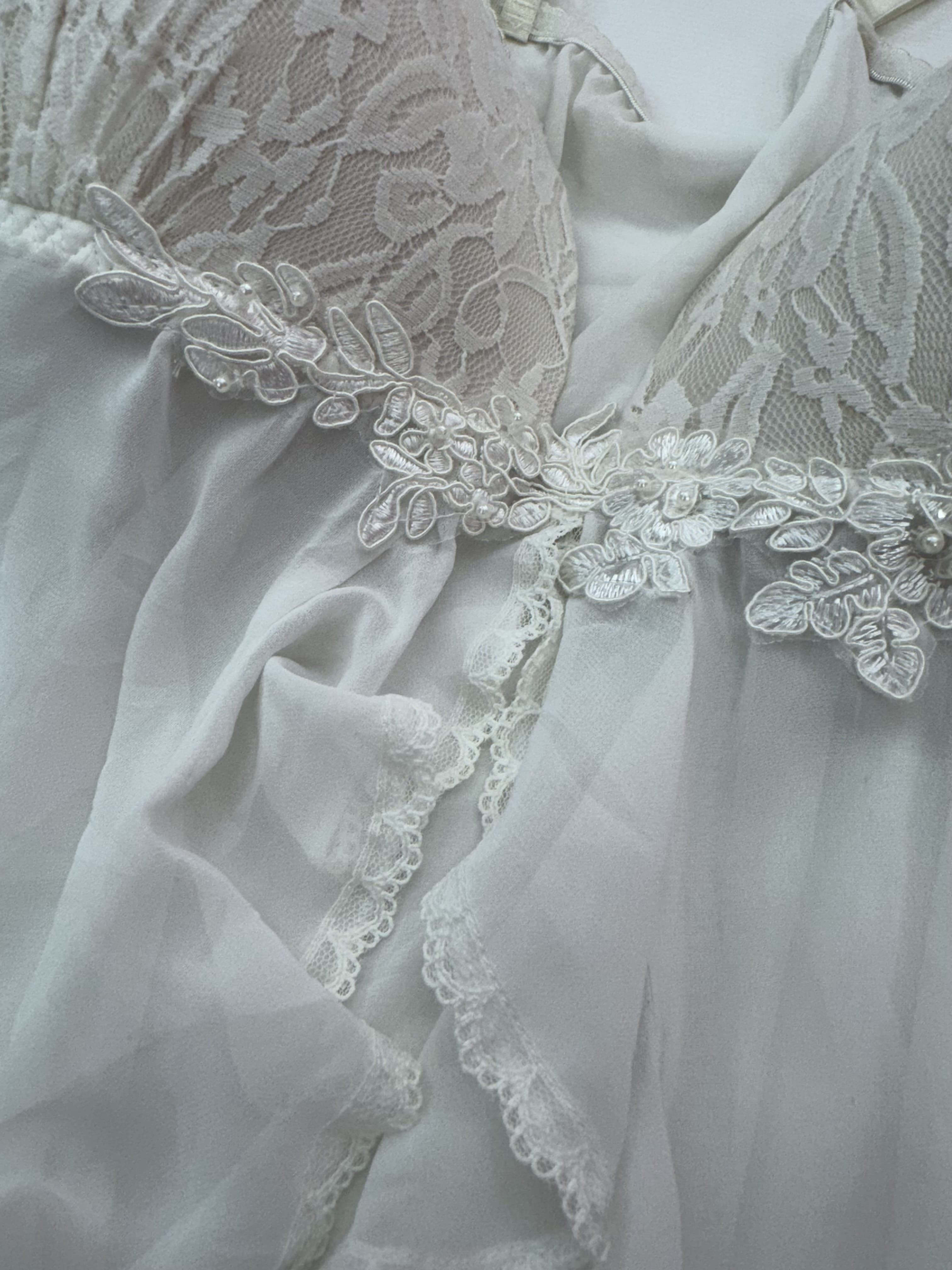 Babydoll Blanco con Volantes