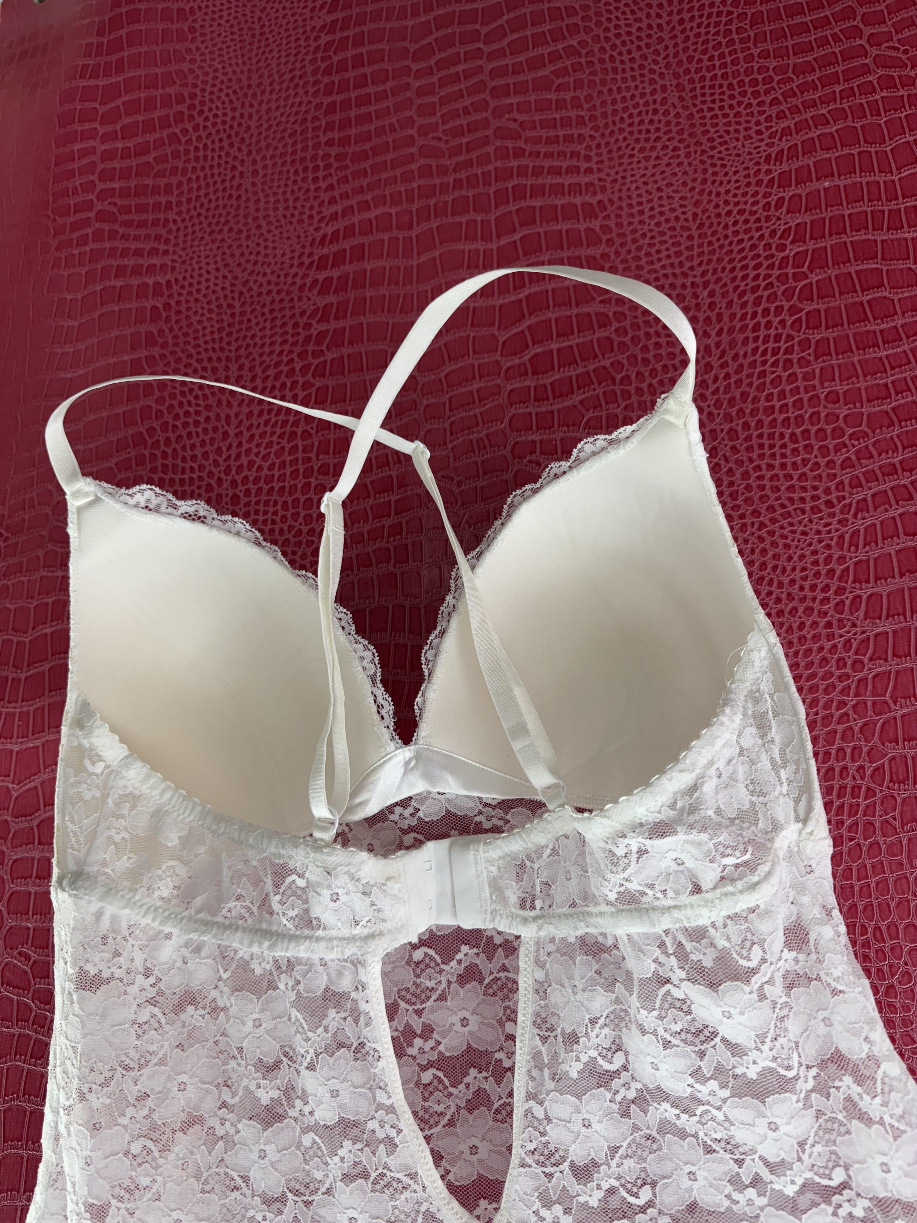 Sujetador Encaje Blanco